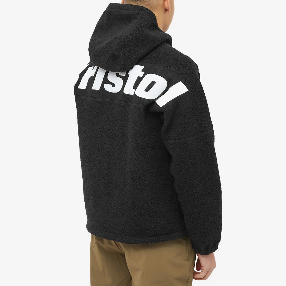 F.C. Real Bristol FC Real Bristol Boa Fleece Hooded Jacket 3 F.C. Real Bristol FC Real Bristol Boa Fleece Hooded Jacket - Image 3