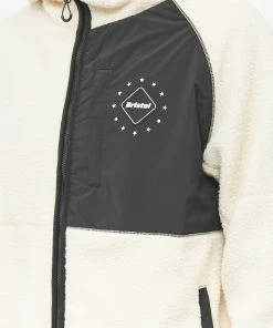 F.C. Real Bristol FC Real Bristol Boa Fleece Hooded Jacket 9 F.C. Real Bristol FC Real Bristol Boa Fleece Hooded Jacket -Outlet Sweaters Store 06 12 2022 AJ FCRB 222044 OW 10 1