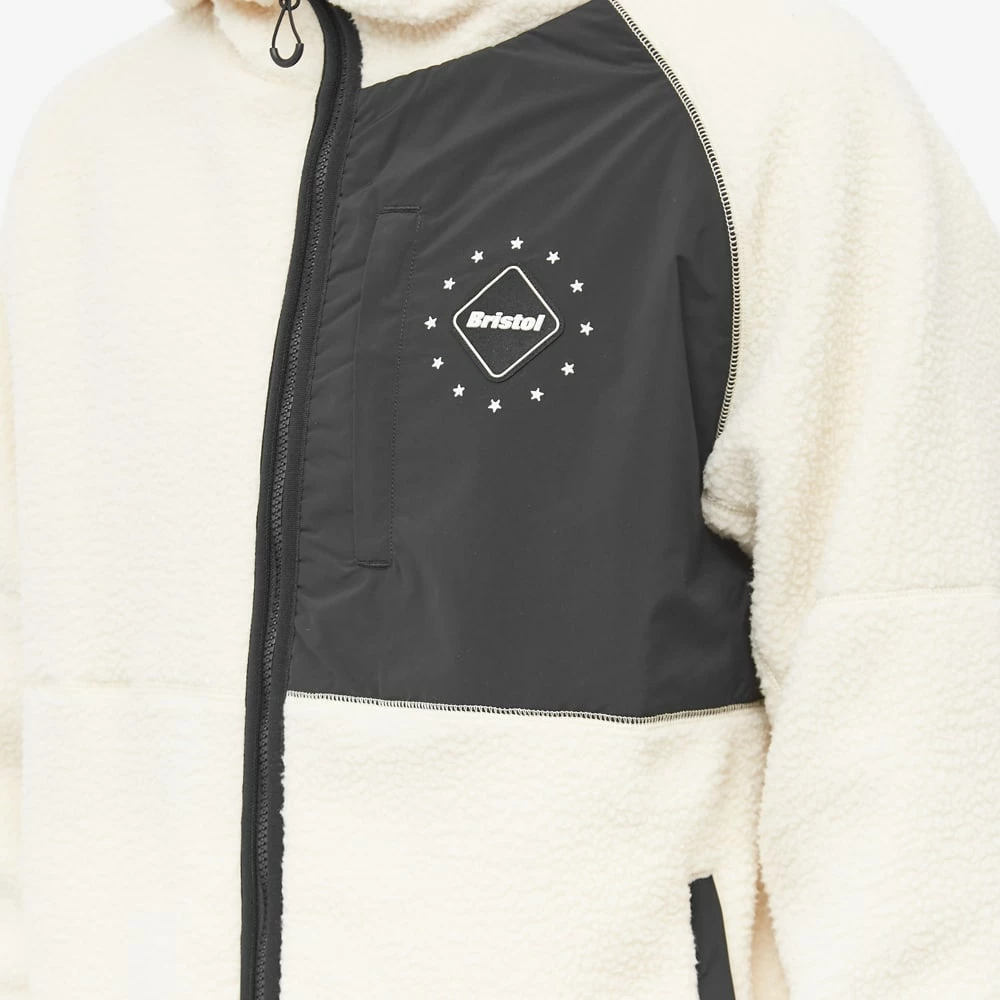 F.C. Real Bristol FC Real Bristol Boa Fleece Hooded Jacket 5 F.C. Real Bristol FC Real Bristol Boa Fleece Hooded Jacket - Image 5