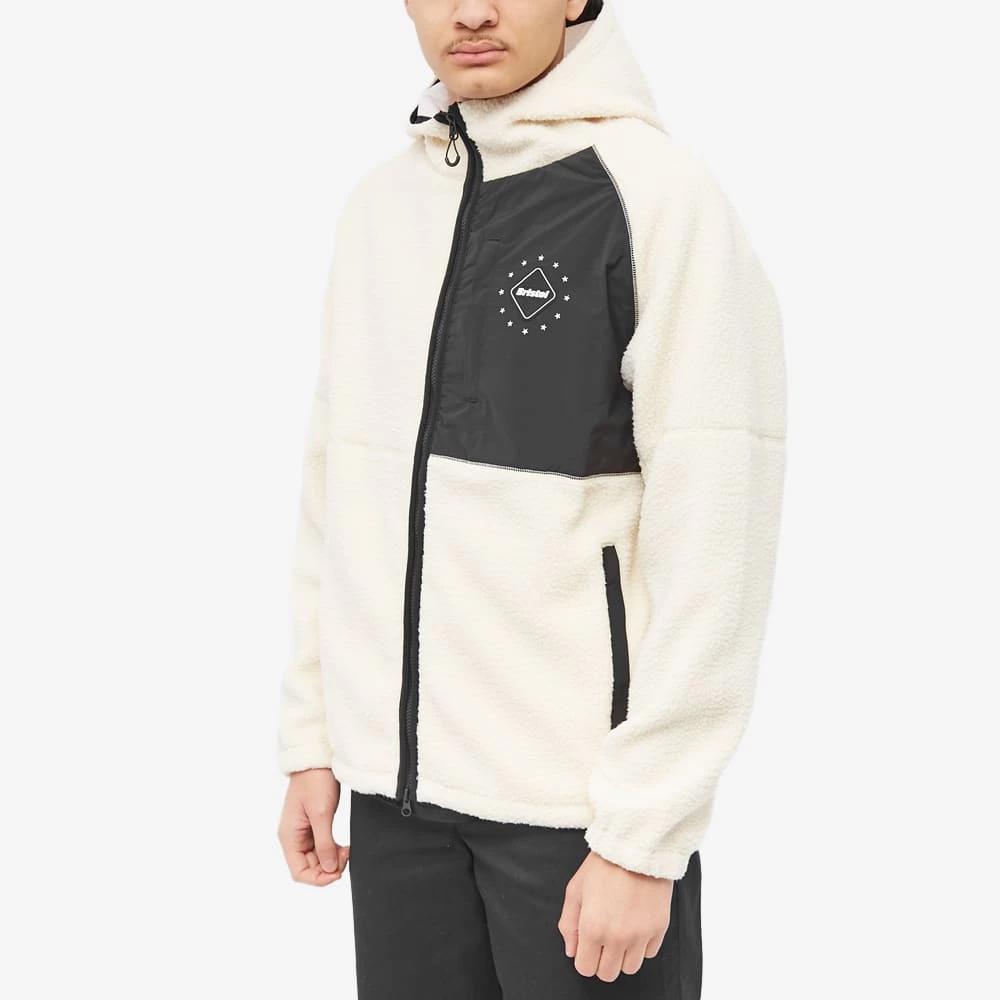 F.C. Real Bristol FC Real Bristol Boa Fleece Hooded Jacket 2 F.C. Real Bristol FC Real Bristol Boa Fleece Hooded Jacket - Image 2