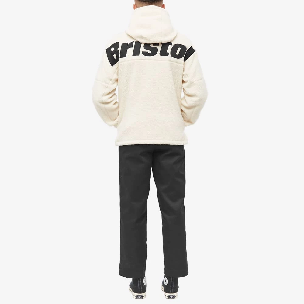 F.C. Real Bristol FC Real Bristol Boa Fleece Hooded Jacket 4 F.C. Real Bristol FC Real Bristol Boa Fleece Hooded Jacket - Image 4