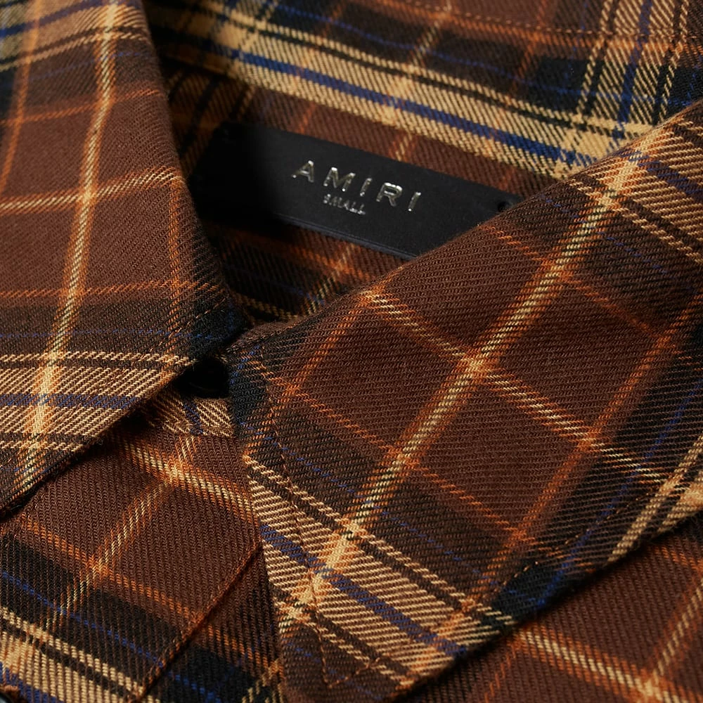 AMIRI Logo Flannel Shirt 2 AMIRI Logo Flannel Shirt - Image 2