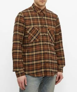 AMIRI Logo Flannel Shirt 9 AMIRI Logo Flannel Shirt -Outlet Sweaters Store 07 02 2022 JA PS22MSL006 210 7 1