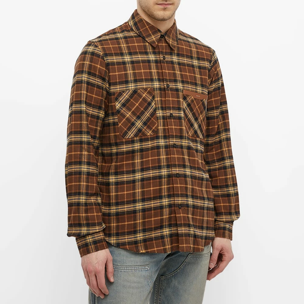 AMIRI Logo Flannel Shirt 4 AMIRI Logo Flannel Shirt - Image 4
