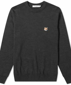 Maison Kitsune Maison Kitsuné Fox Head Patch Knit
