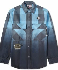 AAPE By A Bathing Ape AAPE Flannel Check Shirt