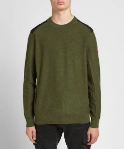 Canada Goose Dartmouth Crew Knit -Outlet Sweaters Store 07 10 2019 canadagoose dartmouthcrewknit militarygreen 7001m 49 mb m1