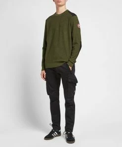 Canada Goose Dartmouth Crew Knit -Outlet Sweaters Store 07 10 2019 canadagoose dartmouthcrewknit militarygreen 7001m 49 mb m3