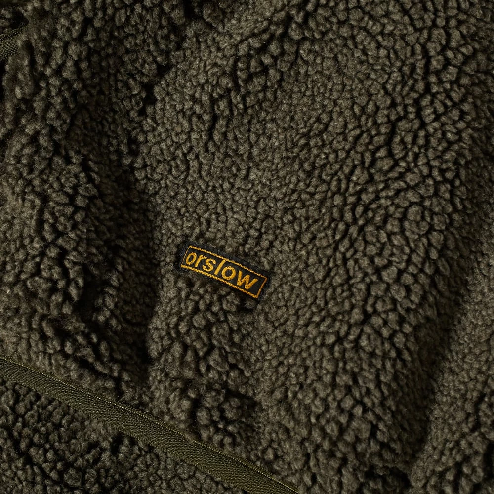 OrSlow Boa Fleece Jacket 4 OrSlow Boa Fleece Jacket - Image 4