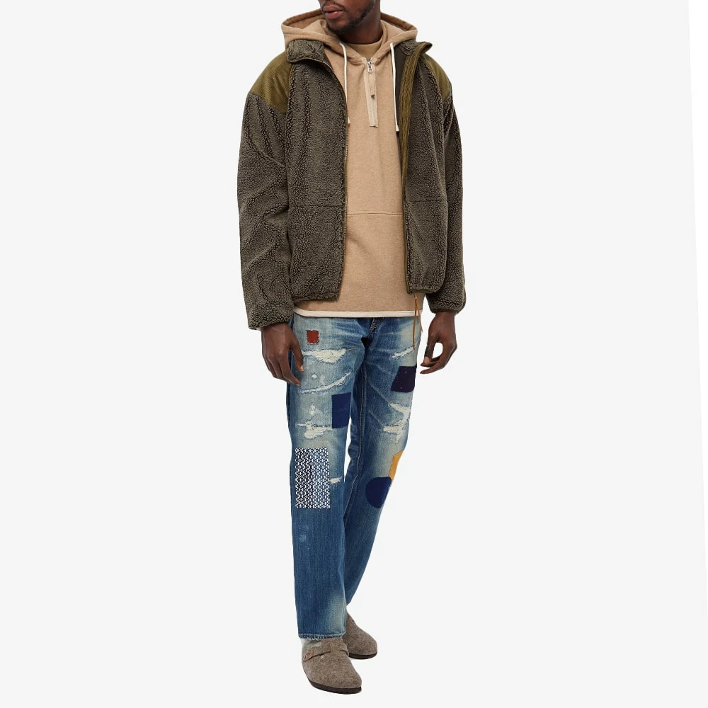 OrSlow Boa Fleece Jacket 7 OrSlow Boa Fleece Jacket - Image 7