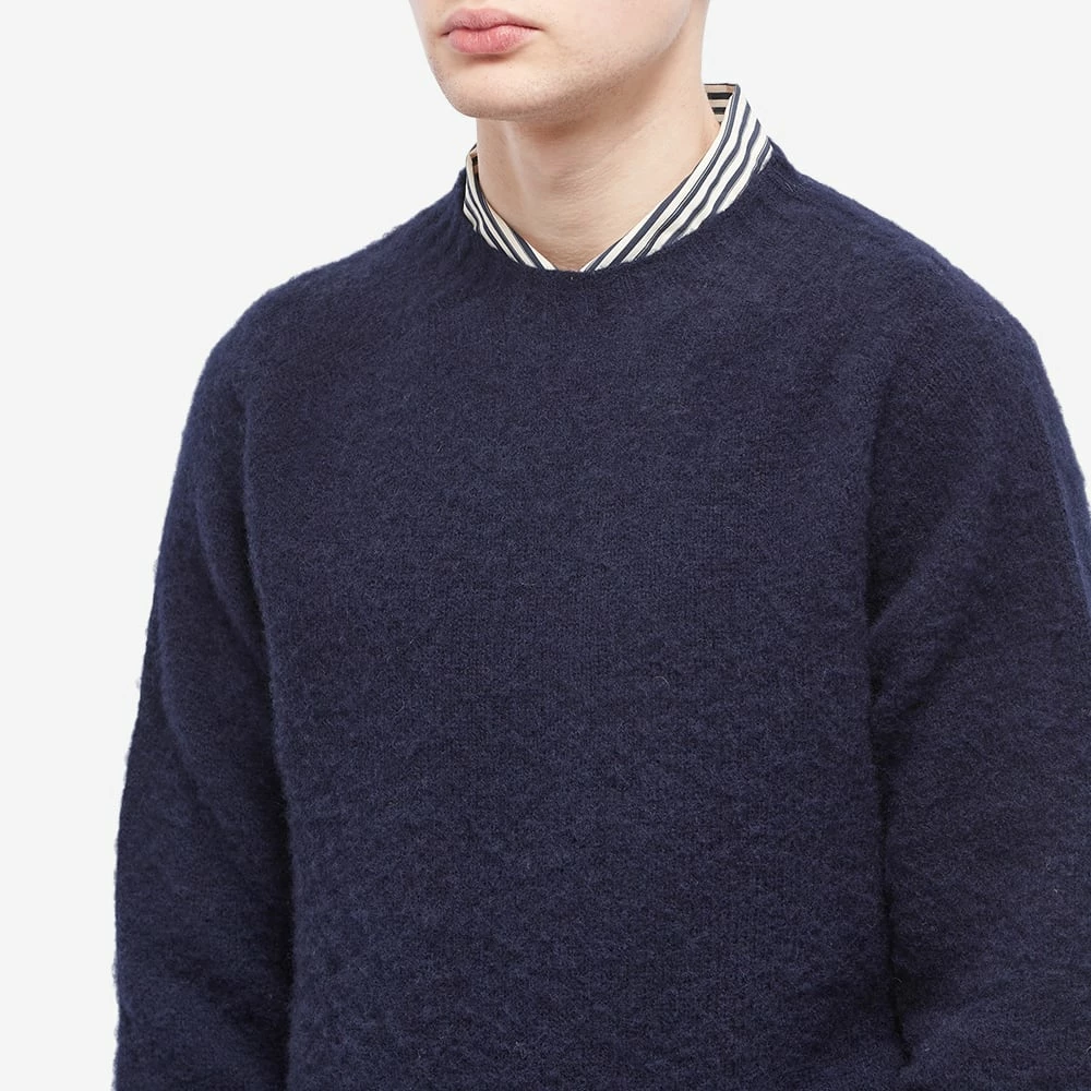 Drake's Brushed Shetland Crew Knit 5 Drake's Brushed Shetland Crew Knit - Image 5