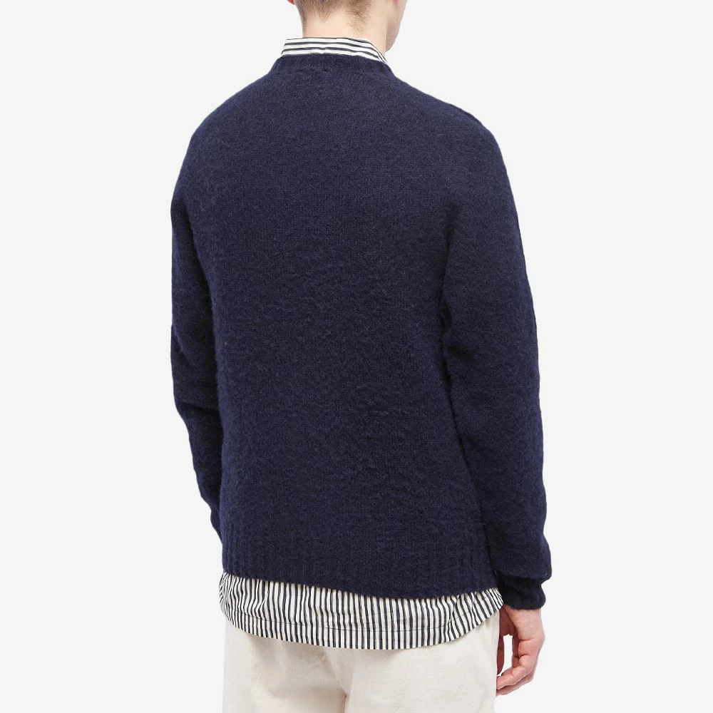 Drake's Brushed Shetland Crew Knit 3 Drake's Brushed Shetland Crew Knit - Image 3