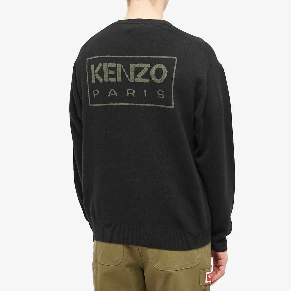 Kenzo Back Logo Crew Knit 3 Kenzo Back Logo Crew Knit - Image 3