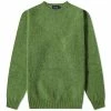 Drake's Brushed Shetland Crew Knit