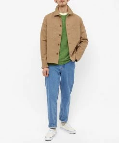 Drake's Brushed Shetland Crew Knit -Outlet Sweaters Store 07 10 2022 ll dr2a3a 21501 grn m4