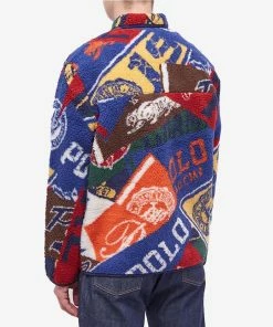 Polo Ralph Lauren Varsity Multi Logo Zip Fleece 7 Polo Ralph Lauren Varsity Multi Logo Zip Fleece -Outlet Sweaters Store 07 10 22 jf 710878913001 8