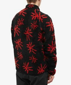 District Vision Greg Cabin Fleece Jacket -Outlet Sweaters Store 07 11 2022 SI DV0025 BLK 8 1