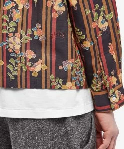 BODE Long Sleeve Butterfly Shirt -Outlet Sweaters Store 07 12 2022 JA MRF22SH063 BKM 10 1