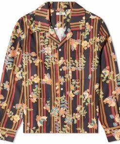 BODE Long Sleeve Butterfly Shirt