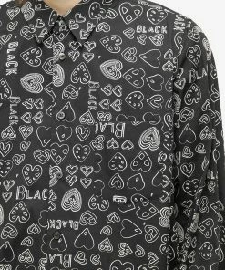 Comme Des Garçons Black All Over Print Shirt 9 Comme Des Garçons Black All Over Print Shirt -Outlet Sweaters Store 07 12 2022 JD 1J B010 052 1 10 1
