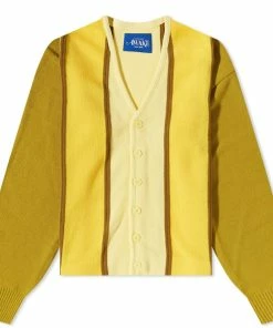 Awake NY Wool Striped Cardigan