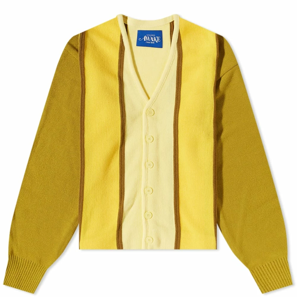 Awake NY Wool Striped Cardigan 1 Awake NY Wool Striped Cardigan