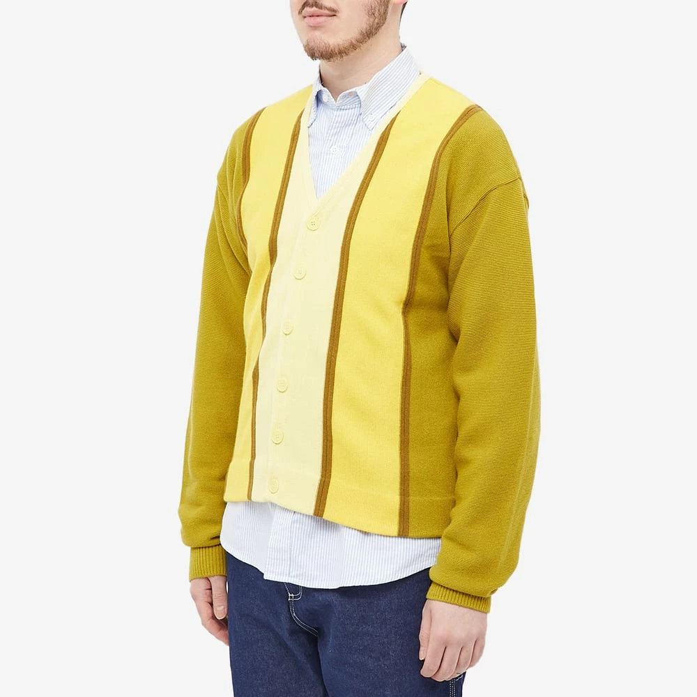 Awake NY Wool Striped Cardigan 2 Awake NY Wool Striped Cardigan - Image 2