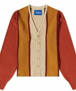 Awake NY Wool Striped Cardigan