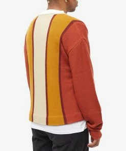 Awake NY Wool Striped Cardigan -Outlet Sweaters Store 07 12 2022 LL AWK SP22 SW002 RS 3 1