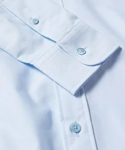 AMI Button Down Logo Oxford Shirt 8 AMI Button Down Logo Oxford Shirt -Outlet Sweaters Store 08 02 2022 LL BFHSH113 480450 3 1