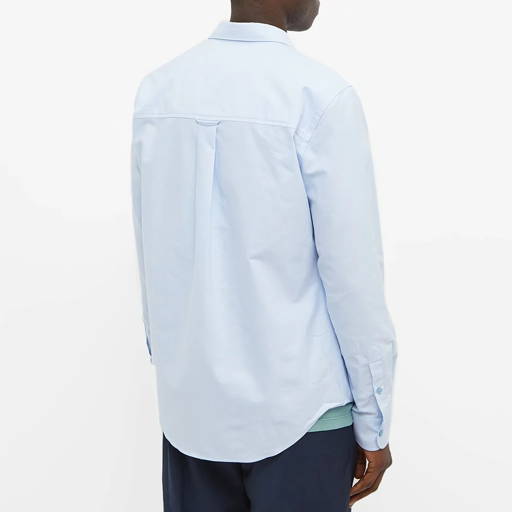 AMI Button Down Logo Oxford Shirt 5 AMI Button Down Logo Oxford Shirt - Image 5