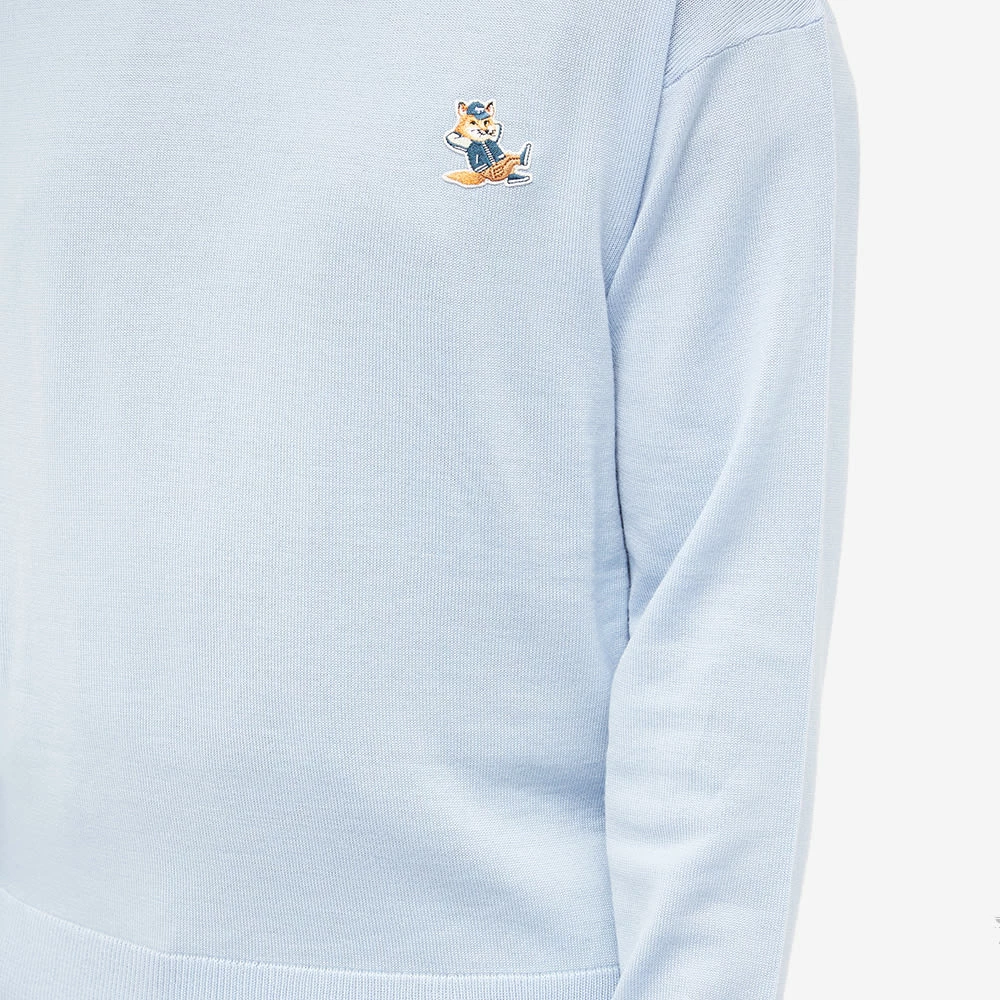 Maison Kitsune Dressed Fox Patch Relaxed Jumper 5 Maison Kitsune Dressed Fox Patch Relaxed Jumper - Image 5