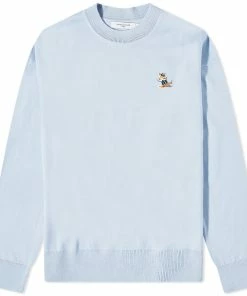 Maison Kitsune Dressed Fox Patch Relaxed Jumper