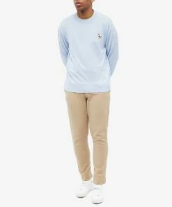 Maison Kitsune Dressed Fox Patch Relaxed Jumper 8 Maison Kitsune Dressed Fox Patch Relaxed Jumper -Outlet Sweaters Store 08 02 2023 AJ KM00503KT1036 P408 m9 1
