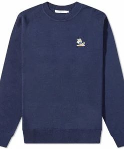 Maison Kitsune Dressed Fox Patch Relaxed Knit