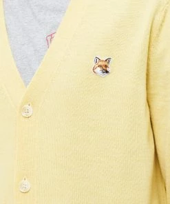 Maison Kitsune Fox Head Patch Classic Cardigan 9 Maison Kitsune Fox Head Patch Classic Cardigan -Outlet Sweaters Store 08 02 2023 LL GU00542KT1036 P724 5 1