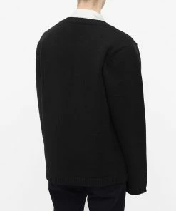 Raf Simons Oversized Crew Neck Knit 7 Raf Simons Oversized Crew Neck Knit -Outlet Sweaters Store 08 03 2022 LL 221 832 0099 3 1