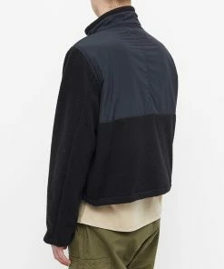 Reese Cooper Sherpa Fleece Jacket 7 Reese Cooper Sherpa Fleece Jacket -Outlet Sweaters Store 08 04 2022 LL SS220005 BLK 3 1