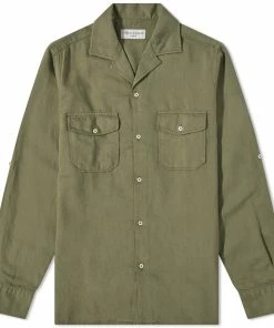Officine Generale Officine Générale Eric Camp Collar Overshirt