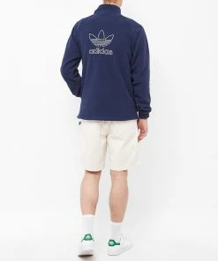 Adidas Trefoil Full-Zip Fleece Jacket -Outlet Sweaters Store 08 07 2022 LL HK7296 m4 1