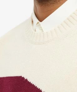 Studio Nicholson Palme Shaggy Boucle Intaris Crew Knit -Outlet Sweaters Store 08 08 2022 JA SNM 892 MLT 10 1