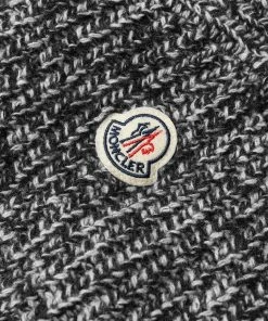 Moncler Hooded Knitted Marl Knit 8 Moncler Hooded Knitted Marl Knit -Outlet Sweaters Store 08 09 2021 JA 9C000 20 M1256 095 3 1