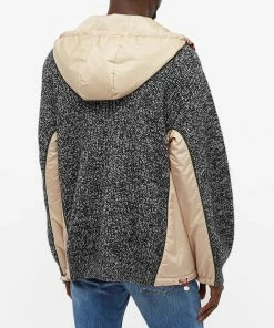 Moncler Hooded Knitted Marl Knit 9 Moncler Hooded Knitted Marl Knit -Outlet Sweaters Store 08 09 2021 JA 9C000 20 M1256 095 7 1