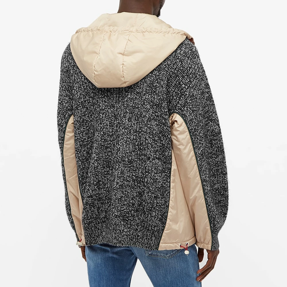 Moncler Hooded Knitted Marl Knit 4 Moncler Hooded Knitted Marl Knit - Image 4