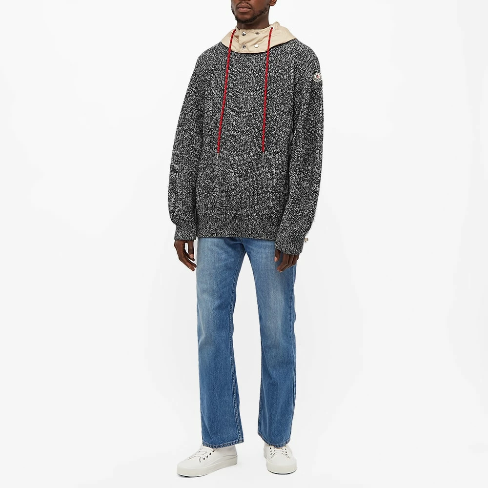 Moncler Hooded Knitted Marl Knit 6 Moncler Hooded Knitted Marl Knit - Image 6
