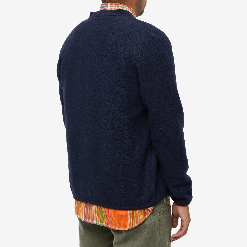 Universal Works Wool Fleece Cardigan 3 Universal Works Wool Fleece Cardigan - Image 3