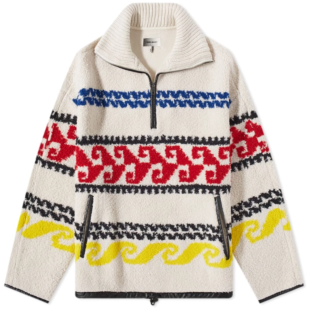 Isabel Marant Marlo Pattern Fleece 1 Isabel Marant Marlo Pattern Fleece