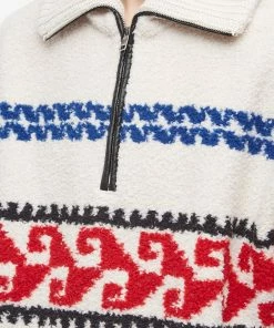 Isabel Marant Marlo Pattern Fleece 9 Isabel Marant Marlo Pattern Fleece -Outlet Sweaters Store 08 09 2022 ll 22ama1265 22a006h 99mu 5