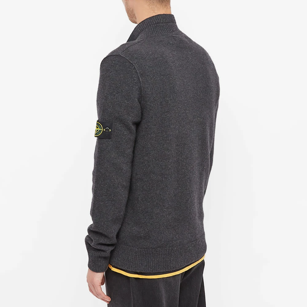 Stone Island Lambswool Quarter Button Knit 3 Stone Island Lambswool Quarter Button Knit - Image 3