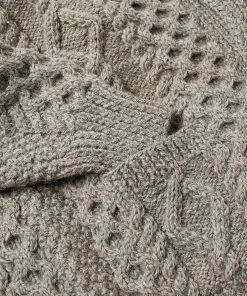 Inverallan 6A Shawl Cardigan 8 Inverallan 6A Shawl Cardigan -Outlet Sweaters Store 08 10 2019 inverallan 6ashawlcardigan heathergrey inv 6asc hg mo 3